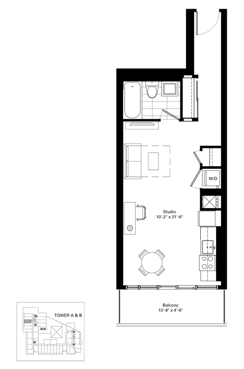 1100 King Street West Studio-3 Beds Apartment for Rent - Photo Gallery 56